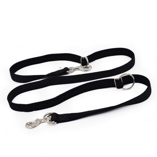Outdoor Multifunction Dog Leash Double-End Nylon Running Traction Rope, Size: L(Black)
Outdoor Multifunction Dog Leash Double-End Nylon Running Traction Rope, Size: L(Black)