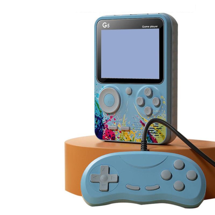 G5 Retro Children Macaron Handheld Game Console Color Screen Built-In 500 Games, Style: Double (Blue)
G5 Retro Children Macaron Handheld Game Console Color Screen Built-In 500 Games, Style: Double (Blue)