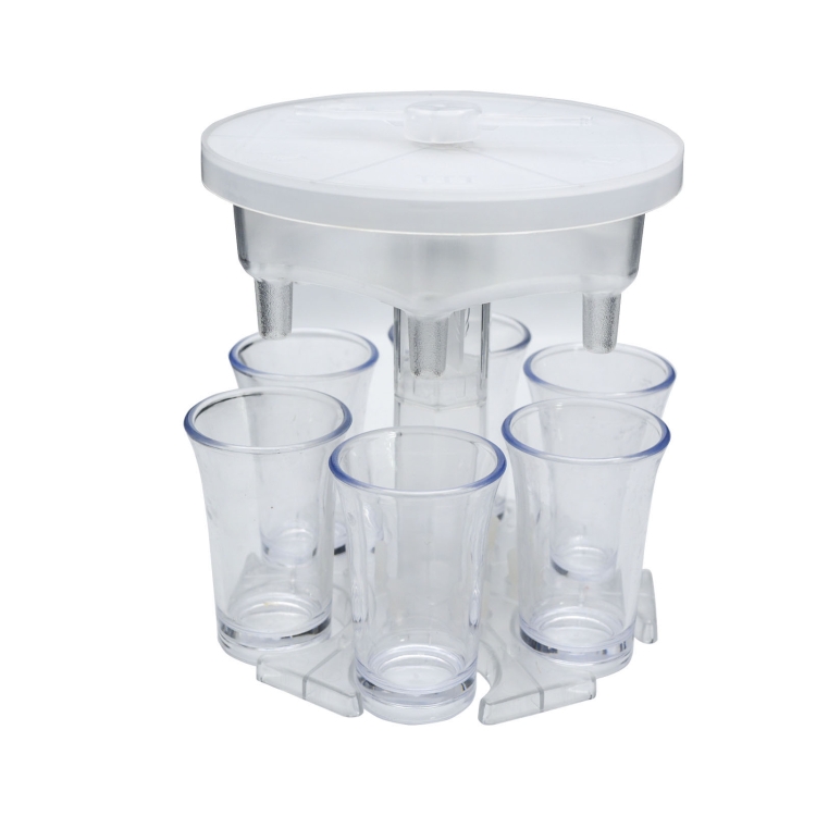 6 Cups Wine Dispenser Automatic Diversion Wine Pourer With Game Turntable, Style: Hexagon Transparent with Transparent Cup
6 Cups Wine Dispenser Automatic Diversion Wine Pourer With Game Turntable, Style: Hexagon Transparent with Transparent Cup