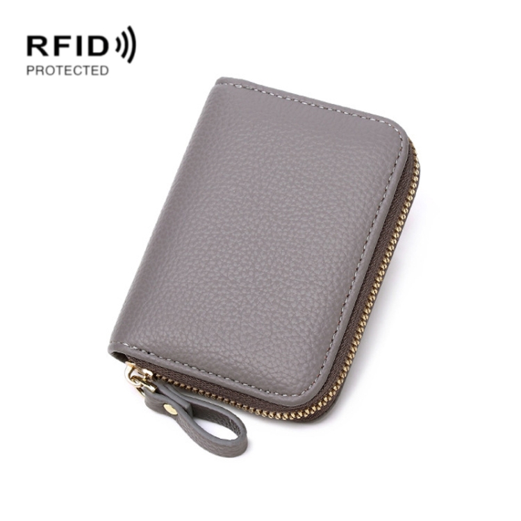 2 PCS 56118 RFID Anti-Theft Swipe Organ Card Bag Multi-Function Zipper Small Wallet Driver License Bag(Gray)
2 PCS 56118 RFID Anti-Theft Swipe Organ Card Bag Multi-Function Zipper Small Wallet Driver License Bag(Gray)