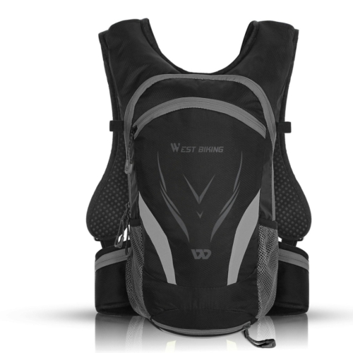WEST BIKING YP0707271 Riding Luminous Backpack Outdoor Casual Travel Shoulder Bag, Size: 16L(Black Gray)
WEST BIKING YP0707271 Riding Luminous Backpack Outdoor Casual Travel Shoulder Bag, Size: 16L(Black Gray)