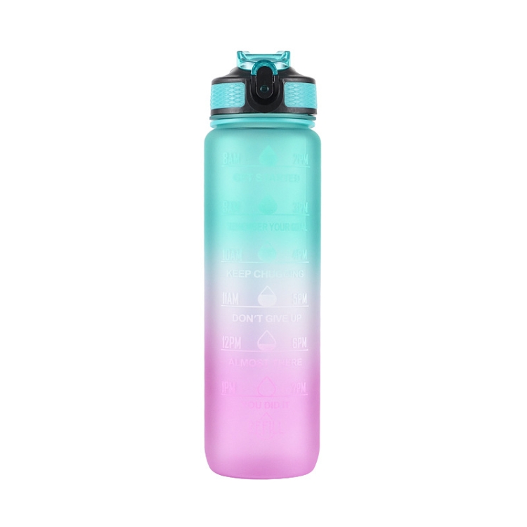 Frosted Gradient Sports Straw Cup 1L Large Capacity Plastic Outdoor Portable Fitness Kettles(Green Pink)
Frosted Gradient Sports Straw Cup 1L Large Capacity Plastic Outdoor Portable Fitness Kettles(Green Pink)