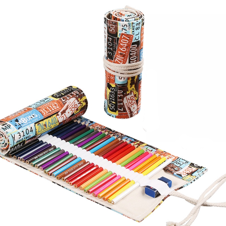 2 PCS 12 Holes Handmade Canvas Pen Curtain Large-Capacity Pencil Case For Boys And Girls Color Pencil Sketch Stationery Box(License Plate)
2 PCS 12 Holes Handmade Canvas Pen Curtain Large-Capacity Pencil Case For Boys And Girls Color Pencil Sketch Stationery Box(License Plate)