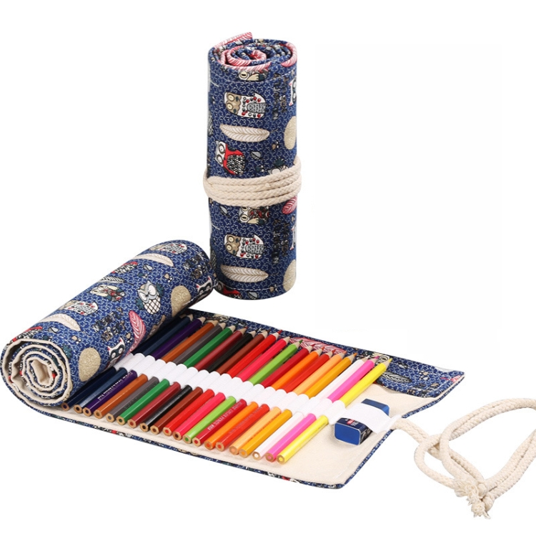 2 PCS 36 Holes Handmade Canvas Pen Curtain Large-Capacity Pencil Case For Boys And Girls Color Pencil Sketch Stationery Box(Owl)
2 PCS 36 Holes Handmade Canvas Pen Curtain Large-Capacity Pencil Case For Boys And Girls Color Pencil Sketch Stationery Box(Owl)
