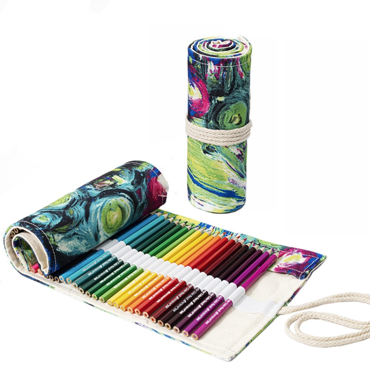 2 PCS 48 Holes Handmade Canvas Pen Curtain Large-Capacity Pencil Case For Boys And Girls Color Pencil Sketch Stationery Box(Ink Painting)
2 PCS 48 Holes Handmade Canvas Pen Curtain Large-Capacity Pencil Case For Boys And Girls Color Pencil Sketch Stationery Box(Ink Painting)
