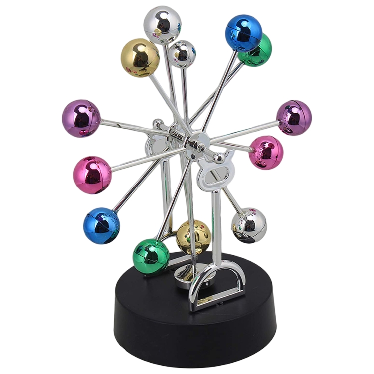H010 Colorful Ball Ferris Wheel Perpetual Motion Device Eternal Celestial Model Wobbler Home Decoration Magnetic Ornaments, Style: Battery
H010 Colorful Ball Ferris Wheel Perpetual Motion Device Eternal Celestial Model Wobbler Home Decoration Magnetic Ornaments, Style: Battery