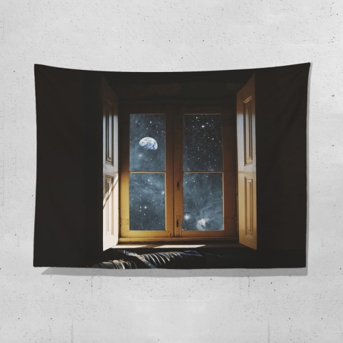 Sea View Window Background Cloth Fresh Bedroom Homestay Decoration Wall Cloth Tapestry, Size: 200x150cm(Window-10)
Sea View Window Background Cloth Fresh Bedroom Homestay Decoration Wall Cloth Tapestry, Size: 200x150cm(Window-10)
