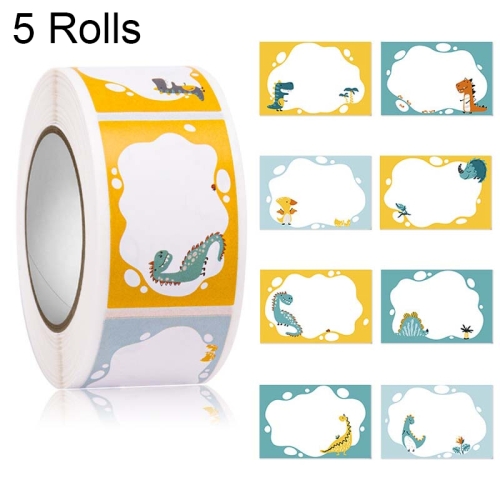 5 Rolls Cute Cartoon Children Self-Adhesive Handwritten Class Name Label Sticker, Size: 2.5x3.7cm(HA109)
5 Rolls Cute Cartoon Children Self-Adhesive Handwritten Class Name Label Sticker, Size: 2.5x3.7cm(HA109)