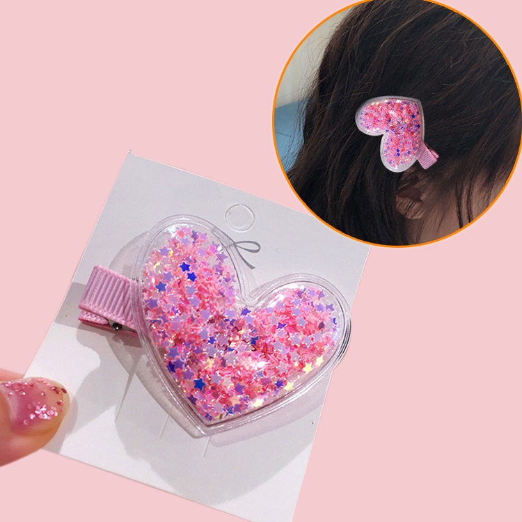 Fantasy Color Transparent Quicksand Star Hairpin Transparent Love Headdress Colorful BB Clip(Pink Heart Shape)
Fantasy Color Transparent Quicksand Star Hairpin Transparent Love Headdress Colorful BB Clip(Pink Heart Shape)