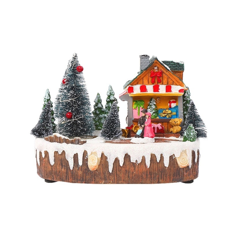 Christmas Decoration Ornaments Music Glowing Rotating Christmas Tree Canteen House(Red Bear Gift)
Christmas Decoration Ornaments Music Glowing Rotating Christmas Tree Canteen House(Red Bear Gift)