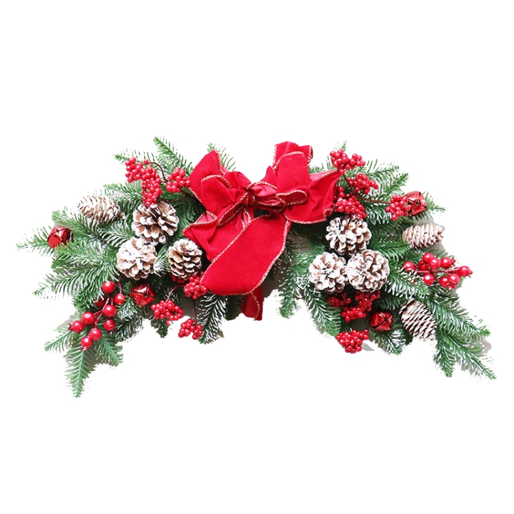 SYWA44 Christmas Red Silk Ornament PE White Pine Fruit Christmas Wreath(70cm Horns)
SYWA44 Christmas Red Silk Ornament PE White Pine Fruit Christmas Wreath(70cm Horns)