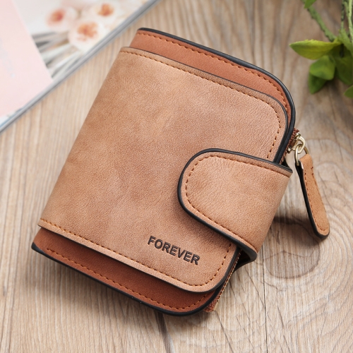 Vintage Nubuck Leather Ladies Wallet Short Type Multi-Card Coin Purse Clutch(Brown)
Vintage Nubuck Leather Ladies Wallet Short Type Multi-Card Coin Purse Clutch(Brown)