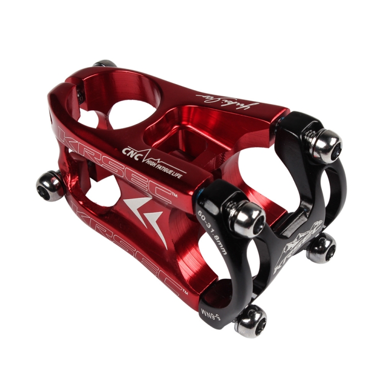 KRSEC CNC Ultra Light Short-Handed Mountain Bike Aluminum Alloy 50mm Riser, Colour: Red Black
KRSEC CNC Ultra Light Short-Handed Mountain Bike Aluminum Alloy 50mm Riser, Colour: Red Black