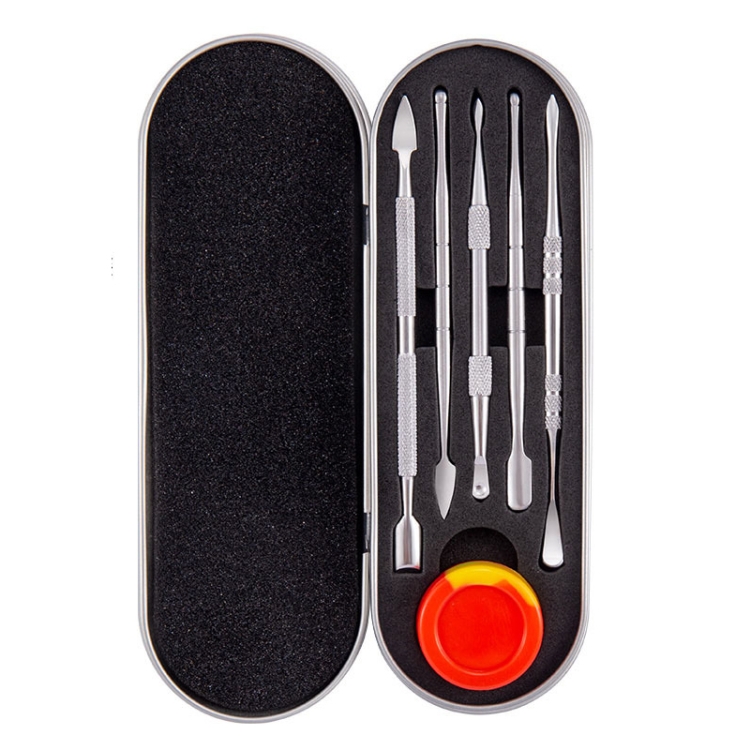 Nail Art Tool Set Smoke Cream Spoon Stainless Steel Steel Push Smoke Oil Spoon, Specification: 6 In 1 Silver
Nail Art Tool Set Smoke Cream Spoon Stainless Steel Steel Push Smoke Oil Spoon, Specification: 6 In 1 Silver