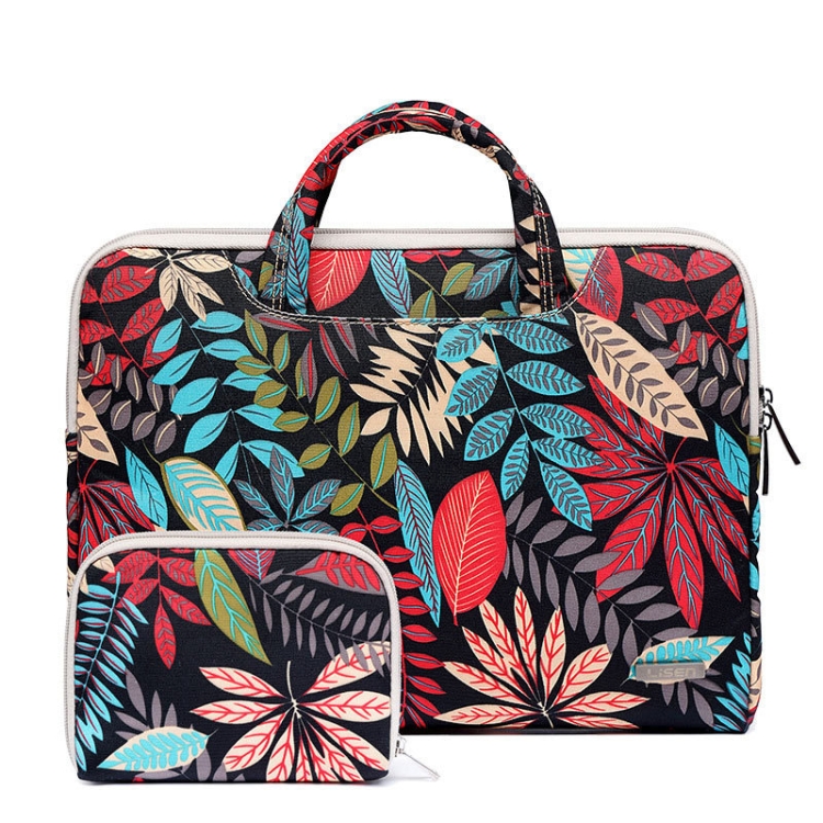 LiSEN LS-116 Simple Laptop Bag Business Laptop Liner Bag, Size: 15.6 inch(Canvas Colorful Leaves Black)
LiSEN LS-116 Simple Laptop Bag Business Laptop Liner Bag, Size: 15.6 inch(Canvas Colorful Leaves Black)