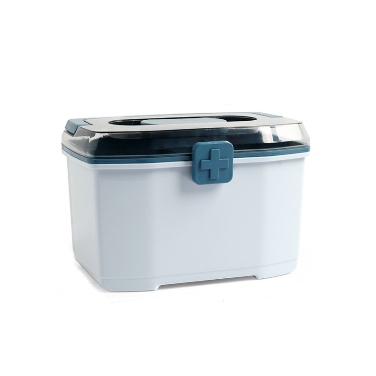 Portable Household Large-Capacity Medicine Box Multi-Layer Emergency Medicine Storage Box,Size: Medium (Blue)
Portable Household Large-Capacity Medicine Box Multi-Layer Emergency Medicine Storage Box,Size: Medium (Blue)