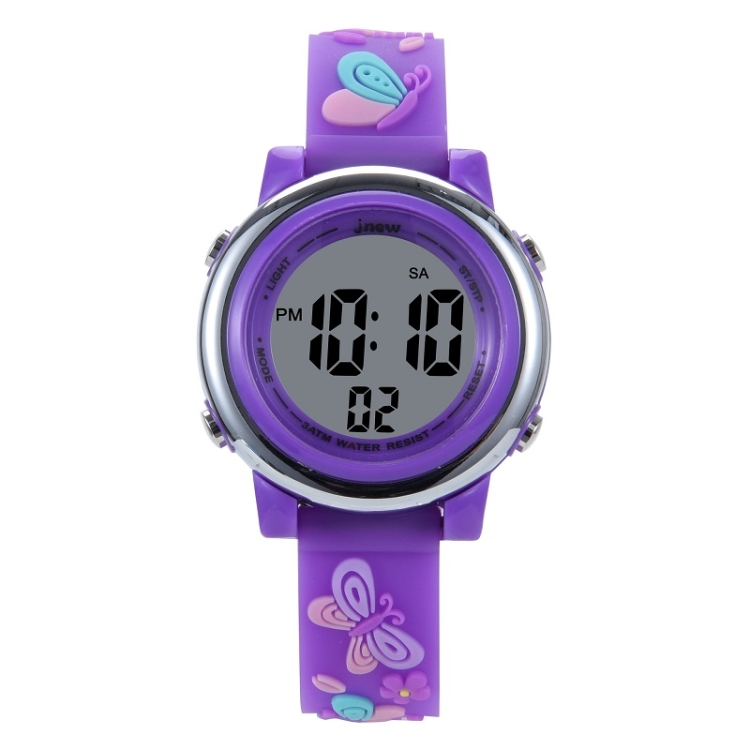 JNEW A86628 Student Cartoon 3D Butterfly Multi-Function Waterproof LED Sports Electronic Watch(Dark Purple)
JNEW A86628 Student Cartoon 3D Butterfly Multi-Function Waterproof LED Sports Electronic Watch(Dark Purple)