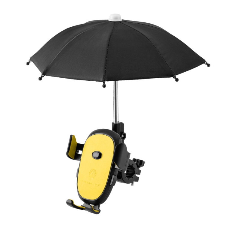 CYCLINGBOX BG-2935 Bicycle Mobile Phone Bracket With Umbrella Waterproof Navigation Electric Car Mobile Phone Frame, Style: Handlebar Installation (Yellow)
CYCLINGBOX BG-2935 Bicycle Mobile Phone Bracket With Umbrella Waterproof Navigation Electric Car Mobile Phone Frame, Style: Handlebar Installation (Yellow)