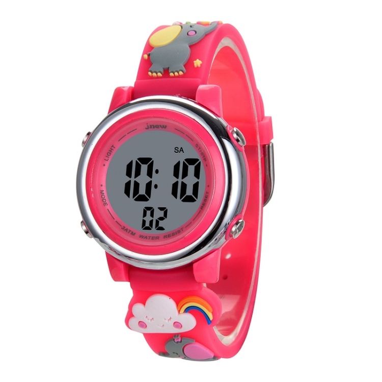 JNEW A380-86664 Children Cartoon 3D Happy Small Elephant Alarm Waterproof Sports LED Digital Watch(Red)
JNEW A380-86664 Children Cartoon 3D Happy Small Elephant Alarm Waterproof Sports LED Digital Watch(Red)