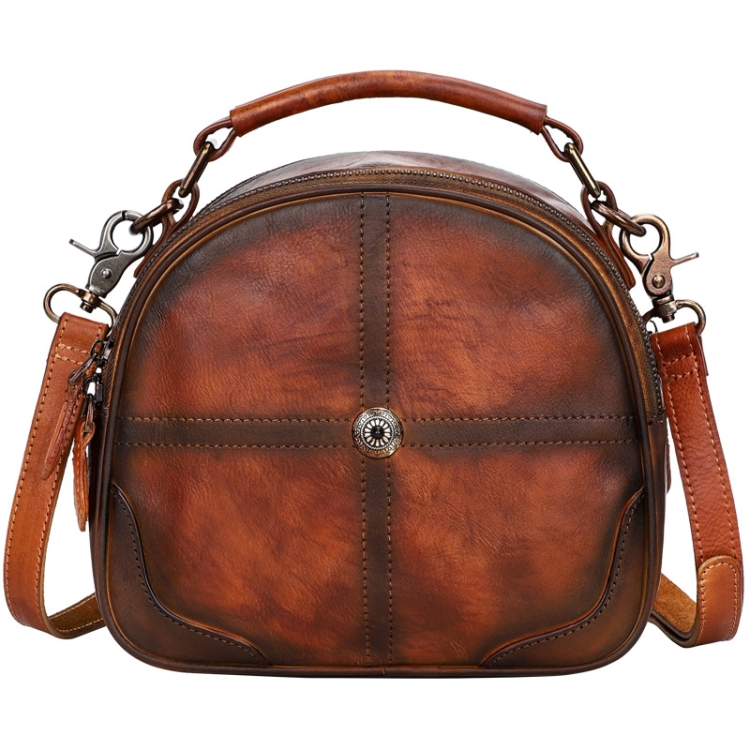 KJ17 Hand-Headed Leather Shoulder Bag Ladies Hand Messenger Bag, Colour: Brown with Coffee Color
KJ17 Hand-Headed Leather Shoulder Bag Ladies Hand Messenger Bag, Colour: Brown with Coffee Color