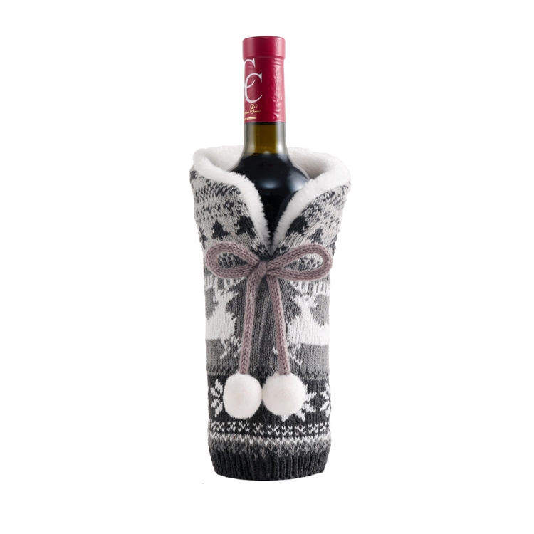 2 PCS Hair Ball Knit Red Wine Bottle Set Christmas Decoration Atmosphere Supplies(Gray)
2 PCS Hair Ball Knit Red Wine Bottle Set Christmas Decoration Atmosphere Supplies(Gray)