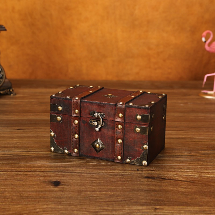 Wooden Square Vintage Jewelry Storage Box Indoor Shooting Props,Specification: 6266 Small
Wooden Square Vintage Jewelry Storage Box Indoor Shooting Props,Specification: 6266 Small