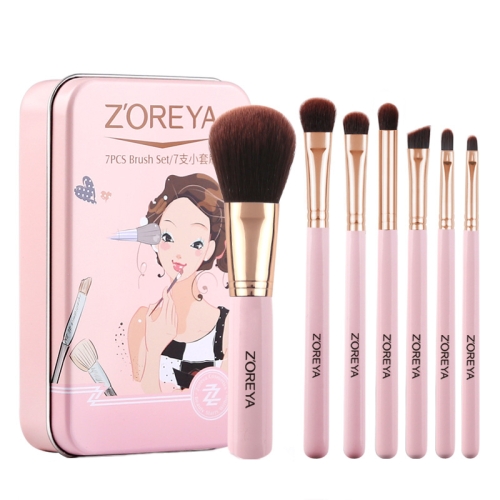 ZOREYA ZS744 7 In 1 Makeup Brush Set Beauty Tools Brush, Exterior color: Pink + Iron Box
ZOREYA ZS744 7 In 1 Makeup Brush Set Beauty Tools Brush, Exterior color: Pink + Iron Box