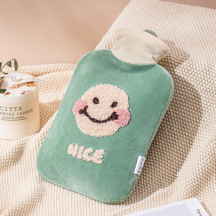 Winter Water Injection Warm Water Bag Plush Hand Warmer, Capacity: 1000ml(Green)
Winter Water Injection Warm Water Bag Plush Hand Warmer, Capacity: 1000ml(Green)