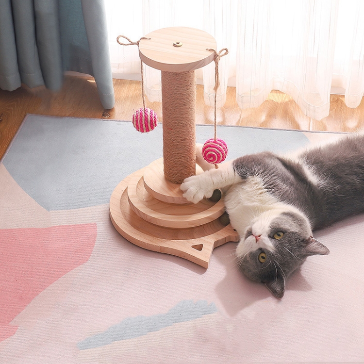 MZP01 Solid Wood Turntable Cat Toys Durable Funny Cat Stick Scratcher, Specification: Mint Balls Pillar Turntable
MZP01 Solid Wood Turntable Cat Toys Durable Funny Cat Stick Scratcher, Specification: Mint Balls Pillar Turntable