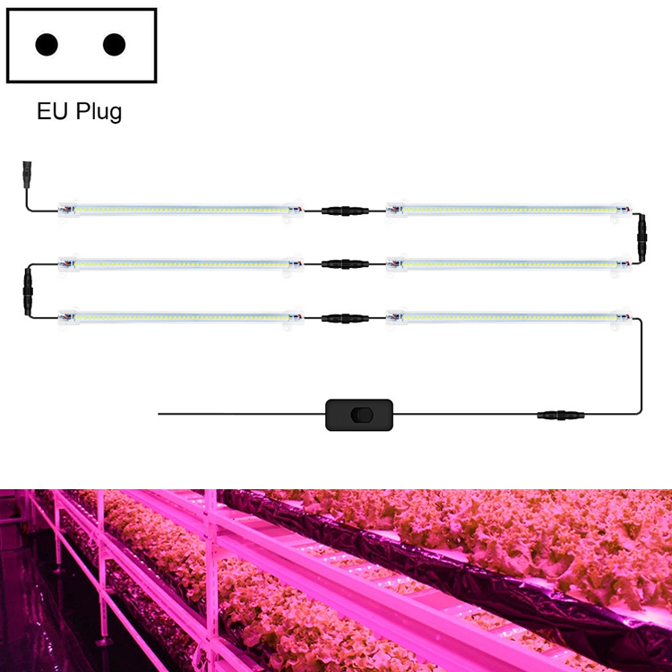 LED Plant Lamp Household Full Spectral Filling Hard Lamp Strip, Style: 30cm 6 Head(Pink Light EU Plug)
LED Plant Lamp Household Full Spectral Filling Hard Lamp Strip, Style: 30cm 6 Head(Pink Light EU Plug)
