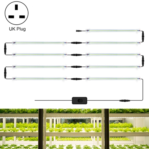 LED Plant Lamp Household Full Spectral Filling Hard Lamp Strip, Style: 30cm 9 Head(Sun Light UK Plug)
LED Plant Lamp Household Full Spectral Filling Hard Lamp Strip, Style: 30cm 9 Head(Sun Light UK Plug)
