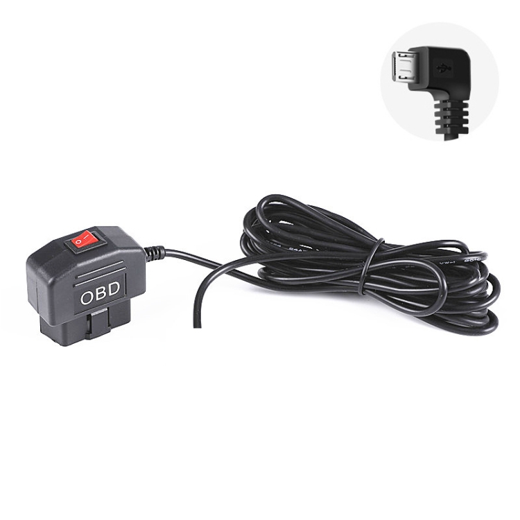 H508 OBD Car Charger Driving Recorder Power Cord 12/24V To 5V With Switch Low Pressure Protection Line, Specification: Micro Left Elbow
H508 OBD Car Charger Driving Recorder Power Cord 12/24V To 5V With Switch Low Pressure Protection Line, Specification: Micro Left Elbow