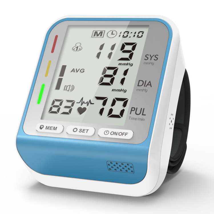 JZ-253A Automatic Electronic Sphygmomanometer Smart Wrist Type Indicator Blood Pressure Meter, Shape: Voice Broadcast(Blue White)
JZ-253A Automatic Electronic Sphygmomanometer Smart Wrist Type Indicator Blood Pressure Meter, Shape: Voice Broadcast(Blue White)
