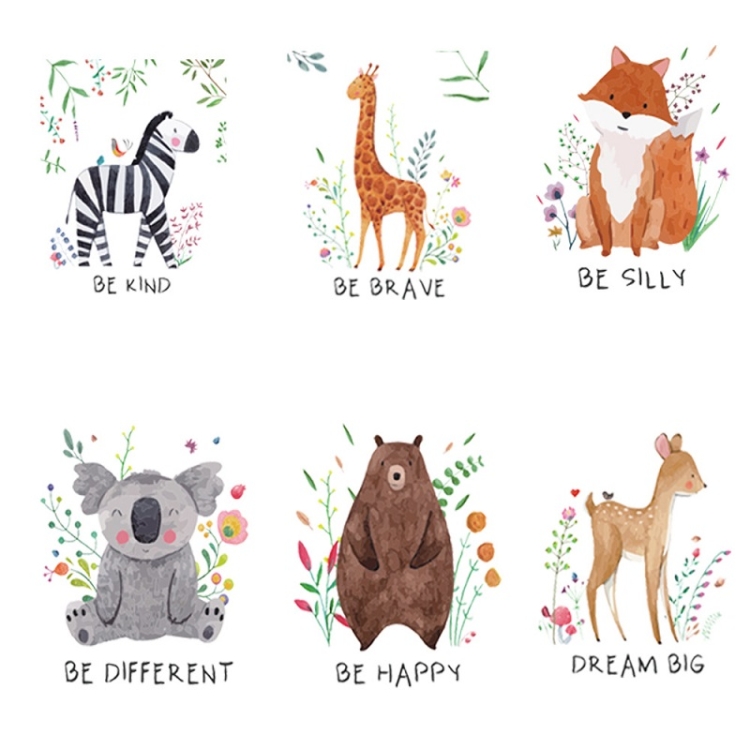 6 PCS/Set PY-31 Living Room Children Room Decoration Animal Wall Sticker, Specification: 20x25cm
6 PCS/Set PY-31 Living Room Children Room Decoration Animal Wall Sticker, Specification: 20x25cm