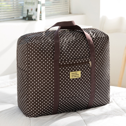 Oxford Cloth Washable Dustproof Quilt Storage Bag Travel Moving Portable Storage Bag, Specification: 50x40x25cm(Coffee Dot)
Oxford Cloth Washable Dustproof Quilt Storage Bag Travel Moving Portable Storage Bag, Specification: 50x40x25cm(Coffee Dot)