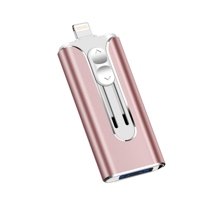 128GB Micro USB + 8 Pin + USB 2.0 3 in 1 Mobile Phone Computer U-Disk(Rose Gold)
128GB Micro USB + 8 Pin + USB 2.0 3 in 1 Mobile Phone Computer U-Disk(Rose Gold)