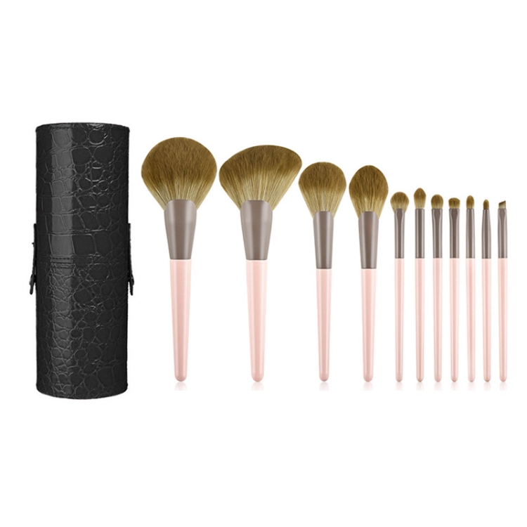 11 in 1 Small Pudding Soft Hair Makeup Brush Set Loose Powder Brush Eye Shadow Brush With Black Brush Bucket
11 in 1 Small Pudding Soft Hair Makeup Brush Set Loose Powder Brush Eye Shadow Brush With Black Brush Bucket