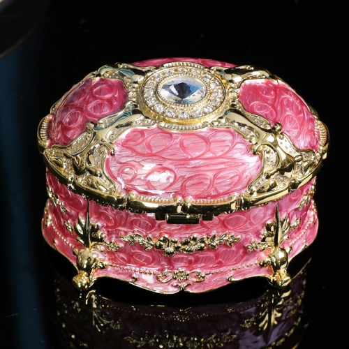 Metal Oval Diamond Jewelry Storage Box Birthday Wedding Gift, Size: 11x7.5x7cm(Pink)
Metal Oval Diamond Jewelry Storage Box Birthday Wedding Gift, Size: 11x7.5x7cm(Pink)