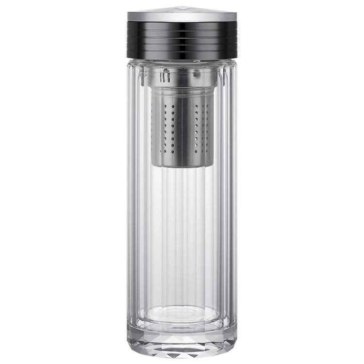H10008 Double-Layer Glass Cup With Transparent Crystal Heat Insulation Tea Cup, Capacity: 330ml(Gray)
H10008 Double-Layer Glass Cup With Transparent Crystal Heat Insulation Tea Cup, Capacity: 330ml(Gray)