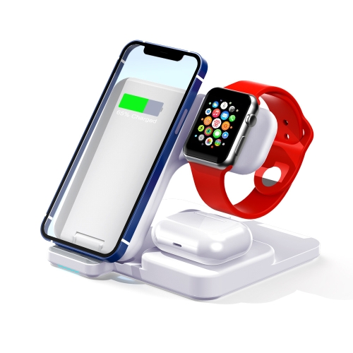 W10 3 in 1 15W Max Portable Folding Wireless Charger For Mobile Phones & iWatch & AirPods(White)
W10 3 in 1 15W Max Portable Folding Wireless Charger For Mobile Phones & iWatch & AirPods(White)