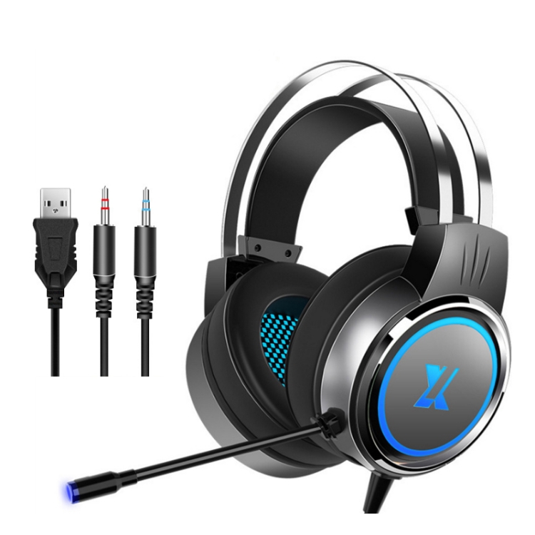 Heir Audio Head-Mounted Gaming Wired Headset With Microphone, Colour: X8 Double Hole Upgrade (Black)
Heir Audio Head-Mounted Gaming Wired Headset With Microphone, Colour: X8 Double Hole Upgrade (Black)