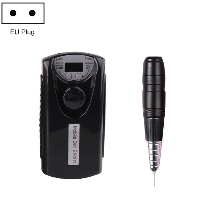 EN101 Portable Mini Charging Nail Polisher, Specification: 220V EU Plug (Black)
EN101 Portable Mini Charging Nail Polisher, Specification: 220V EU Plug (Black)