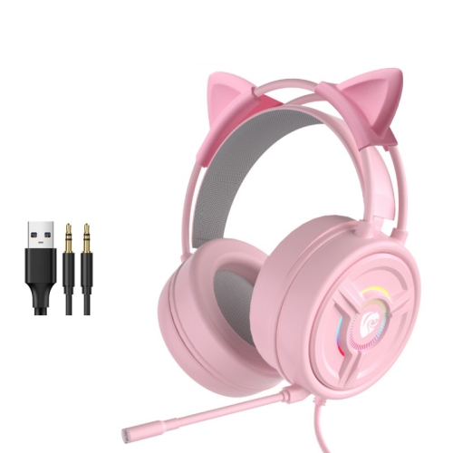 PANTSAN PSH-200 Wired Gaming Headset with Microphone, Colour: 3.5mm Pink Cat Ear
PANTSAN PSH-200 Wired Gaming Headset with Microphone, Colour: 3.5mm Pink Cat Ear