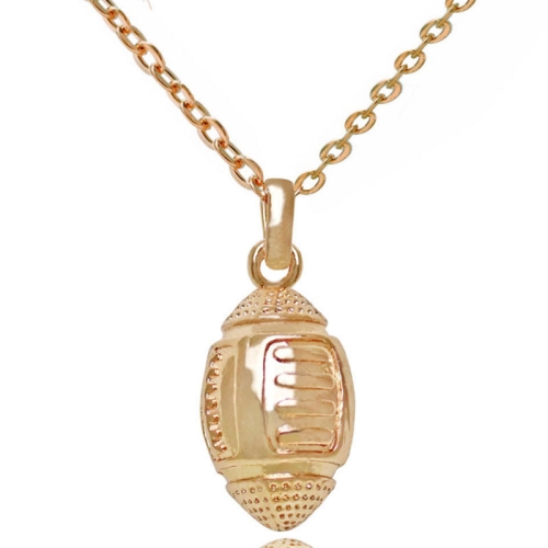 2 PCS Three-Dimensional Sports Ball Pendant Necklace,Style: Women Rugby Champagne Gold
2 PCS Three-Dimensional Sports Ball Pendant Necklace,Style: Women Rugby Champagne Gold