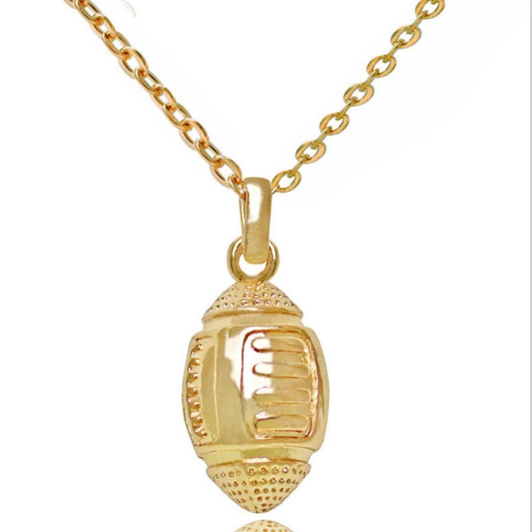 2 PCS Three-Dimensional Sports Ball Pendant Necklace,Style: Women Rugby 18K Gold
2 PCS Three-Dimensional Sports Ball Pendant Necklace,Style: Women Rugby 18K Gold