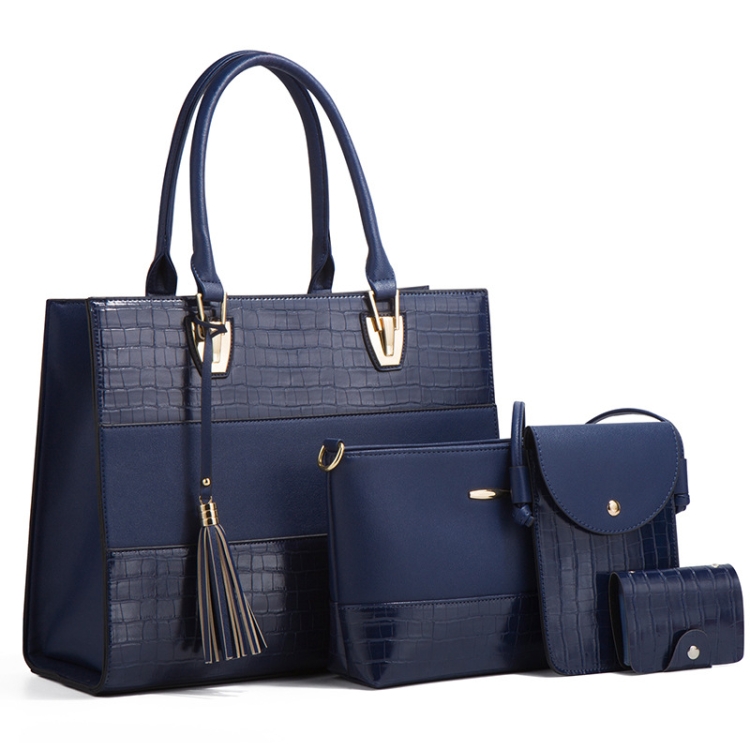 21505 4 in 1 Fashion Lady Messenger Handbags Vintage Crocodile Print Bags(Blue)
21505 4 in 1 Fashion Lady Messenger Handbags Vintage Crocodile Print Bags(Blue)