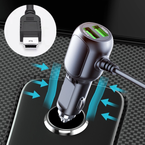 JY-1904 Car Charger Fast Charging Step-Down Line Mini USB Straight(Double Drive)
JY-1904 Car Charger Fast Charging Step-Down Line Mini USB Straight(Double Drive)