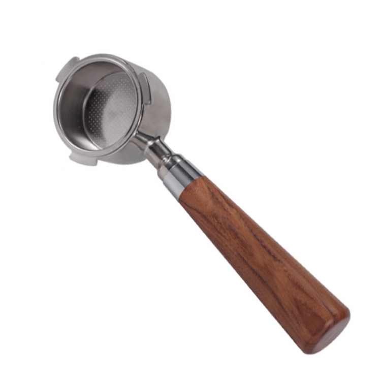 Zinc Alloy Coffee Machine Bottomless Handle For DeLonghi, Style: Red Rosewood Flat Button 
Zinc Alloy Coffee Machine Bottomless Handle For DeLonghi, Style: Red Rosewood Flat Button