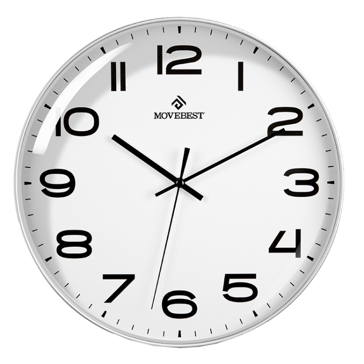 MOVEBEST 12 Inch Living Room Wall Clock Home Plastic Watch, Style: G2001 White Surface White Frame
MOVEBEST 12 Inch Living Room Wall Clock Home Plastic Watch, Style: G2001 White Surface White Frame