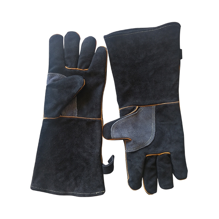 1 Pair Outdoor Gardening Cut-Proof Genuine Leather Welding Gloves, Length 35cm(Black)
1 Pair Outdoor Gardening Cut-Proof Genuine Leather Welding Gloves, Length 35cm(Black)